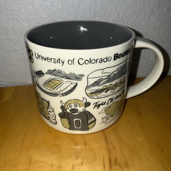Starbucks Been There Series Campus Collection Mug University Of Colorado Boulder - Picture 3 of 6